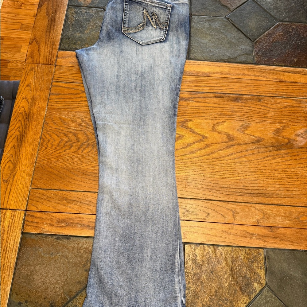 Maurices Light Blue Flare Jeans